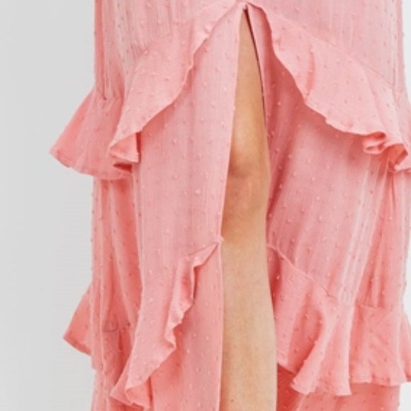 PINK Textured Maxi Dress - Picture 7 of 9